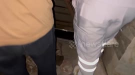 Teenager stuck in lift during power cut is rescued in Thailand