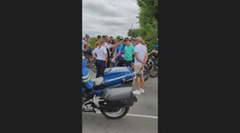 Tour France 2025 rider doesn't want to give up. Stefan bissegger