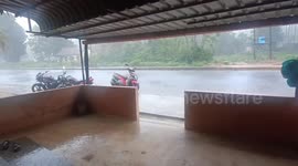 High Winds and Intense Showers Lash Region Amid Active Southwest Monsoon
