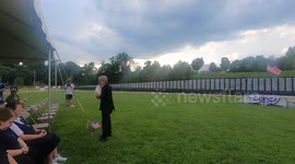 Vietnam Memorial Wall and 9/11 Memorial assembly in Kulpmont, PA