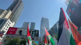 Canada: Toronto weekly Gaza war demonstration