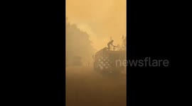 Syria: The situation in the countryside of Latakia is catastrophic, the fires are spreading rapidly due to the winds and the explosion of war remnants