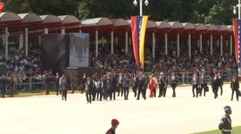 Venezuela: Military parade held during Independence Day celebrations in Venezuela