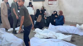 Palestinians bid farewell to 25 killed in overnight Israeli attacks