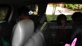 Karang Bolong Beach Tourism Banten, a large family of besty trip Indonesia