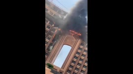 Fear in Baghdad: The Qalb Al-Alam Hotel in Flames