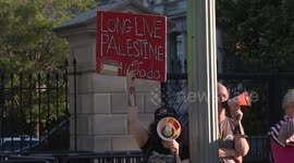 US: Protesters rally outside White House against Netanyahu