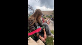 Champagne chaos: Girl’s quiet pop turns loud at the worst moment