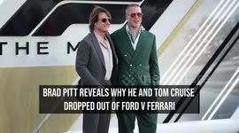 Brad Pitt reveals why he and Tom Cruise dropped out of Ford v Ferrari