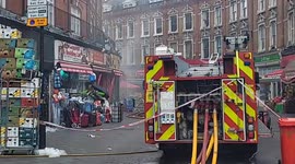 Seventy firefighters tackle blaze on Brixton's Electric Avenue
