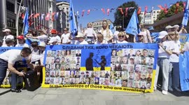 Türkiye: Ukrainians hold protest in Istanbul calling for release of prisoners