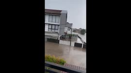 Flash floods wash away cars as deluge leaves dozens injured in Indonesia