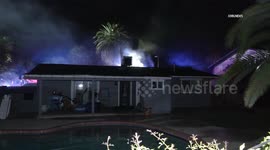 US, Phoenix: Scottsdale First Alarm Garage Fire