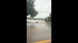 Flooding aftermath in Kerrville, Texas, USA