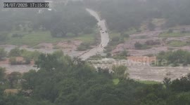 Time-Lapse Shows Rapid Flooding Along Llano River in Kingsland, Texas Amid Deadly Central Texas Floods