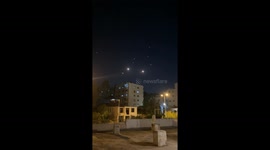 Missiles Seen Falling Over Amman, Jordan