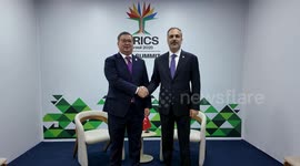 Brazil: Turkish Foreign Minister Fidan meets Kazakh deputy PM-FM Nurtleu at BRICS Summit in Brazil