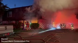 US: Multiple Fires Erupt Across Orange County As Firefighters Battle Blazes In Stanton, San Clemente, And Irvine