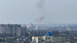 Russian strike hits TCC in Kharkiv, Ukraine