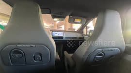 Self-driving car halts unexpectedly after motorist cuts in