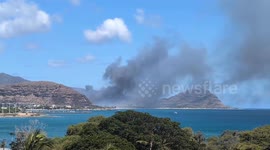 US: Brush Fire Breaks Out in Maili, Prompting Evacuation