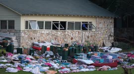 US: Camp Mystic’s cabins left in ruins after floods kill 27 children