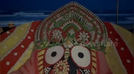 India: On Niladri Bije And Rasagola Dibasa, Sudarsan Pattnaik Shares Heartlfelt Sand Art Creations at Puri, Orisha