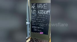 Clarkson finally serving ketchup at his pub after firm creates all British sauce