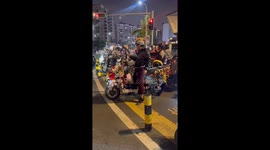 A Well Decorated Electric Bike