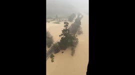 Extreme Flash Flooding with extreme weather in Nelson Marlborough, New Zealand