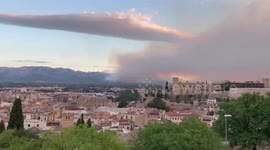 Spain: Raging Wildfire Threatens Communities in Tarragona Region