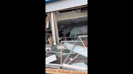 Typhoon Danas leaves buildings damaged in Taiwan