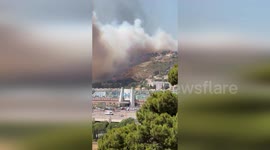 Fire Racing Toward Marseille As Airport Closes And Evacuations Begin