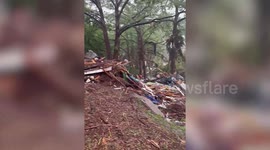 Footage shows devastating damage in Texas following deadly floods
