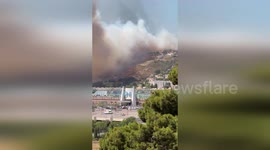 France: Flames Closing In On Marseille As Wildfire Shuts Down Airport