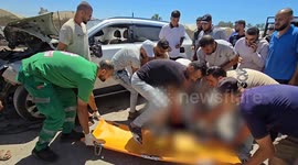 Palestinians killed in Israeli strike targeting vehicle in central Gaza