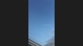 Birds startled from massive rooftop nest in Newcastle, England, UK
