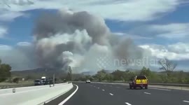 France: Wildfire burns 2,000 hectares in southern France, while second fire spreads near Marseille