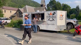 Food Truck at Biker Event