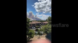 France: Wildfire Rages In Narbonne / 1