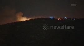 US, Los Angeles: Jurupa Valley Pyrite Fire