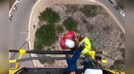 Spain: Man Rescued After Falling Seven Meters Down Cliff In Cullera