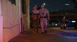 US, Los Angeles: Pico-Union Suspect Caught After Pursuit and Collision