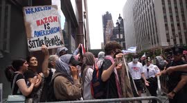 US: Pro-Palestinian demonstrators rally at CUNY over student suspension