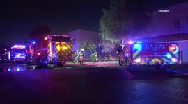 US, Phoenix: Tempe 1st Alarm Apartment Fire