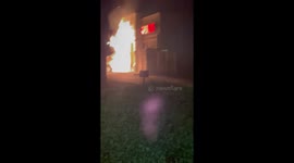 Car crashes into Domino’s, causes massive fire in Herriman, Utah, USA