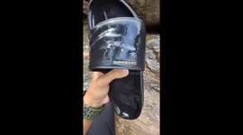 Friend panics over phone after slipping in shallow stream at Mount Pulai, Malaysia