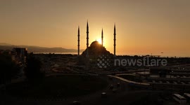 Türkiye: Sunset sky in shades of red offers spectacular views in northern Türkiye