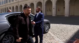 Italy: Ukrainian President Zelenskyy meets Italian President Mattarella in Rome