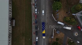 Bosnia and Herzegovina: Drone footage captures Potocari cemetery for Srebrenica genocide victims (2)